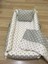 Gri Beyaz Yıldızlı 3 Parça Babynest Yatak + Baş Yastığı + Pike 1
