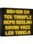 Sarı Kayan Yazı LED Tabela 80 x 128 cm Tek Taraflı 1