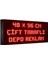 Depo Tabela Reklam Kırmızı Kayan Yazı LED Tabela 48 x 96 cm Çift Taraflı 1