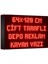 Kırmızı Kayan Yazı LED Tabela 64 x 128 cm Çift Taraflı 1
