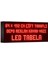 Kırmızı Kayan Yazı LED Tabela 64 x 192 cm Çift Taraflı 1