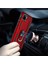 Huawei Y5P Kılıf Çift Katmanlı Yüzüklü Manyetik Vega Kapak + Tam Kaplayan 6D Nano Ekran Koruyucu Rose 2