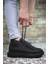 Siyah Siyah Unisex Bot 0012575 3