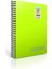 Chromo Spiralli Plastik Kapak Kareli Defter A5 60 Yaprak 1