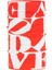 Snow Tube Sculpture Love Dive Red 1