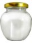 210 cc Oval (Yumurta) Cam Kavanoz Kapaklı-24 Adet 1