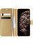 Apple iPhone 11 Pro Kılıf Delux Leather Wallet Gold 1