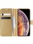 Apple iPhone XS Max Kılıf Delux Leather Wallet Gold 1