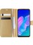 Huawei P40 Lite E Kılıf Delux Leather Wallet Gold 1