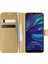 Huawei Y7 Prime 2019 Kılıf Delux Leather Wallet Gold 1