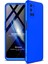 Oppo A92 Kılıf Double Dip 360 Protective Mavi 1