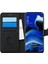 Oppo Reno 2Z Kılıf Fabric Book Wallet Siyah 1