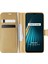 Realme 5i Kılıf Delux Leather Wallet Gold 1