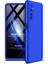 Realme 6 Pro Kılıf Double Dip 360 Protective Mavi 1