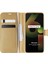 Realme 6i Kılıf Delux Leather Wallet Gold 1