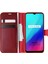 Realme C3 Kılıf Delux Leather Wallet Kırmızı 1