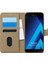 Samsung Galaxy A5 2017 Kılıf Fabric Book Wallet Gold 1