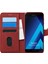 Samsung Galaxy A5 2017 Kılıf Fabric Book Wallet Kırmızı 1