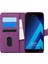 Samsung Galaxy A7 2017 Kılıf Fabric Book Wallet Mor 1