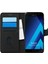 Samsung Galaxy A7 2017 Kılıf Fabric Book Wallet Siyah 1