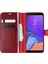 Samsung Galaxy A7 2018 Kılıf Delux Leather Wallet Kırmızı 1