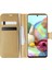 Samsung Galaxy A71 Kılıf Delux Leather Wallet Gold 1