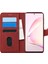 Samsung Galaxy A81 Kılıf Fabric Book Wallet Kırmızı 1