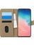 Samsung Galaxy A91 Kılıf Fabric Book Wallet Gold 1