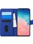 Samsung Galaxy A91 Kılıf Fabric Book Wallet Lacivert 1