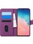 Samsung Galaxy A91 Kılıf Fabric Book Wallet Mor 1