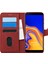 Samsung Galaxy J4 Core Kılıf Fabric Book Wallet Kırmızı 1