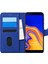 Samsung Galaxy J4 Core Kılıf Fabric Book Wallet Lacivert 1
