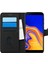 Samsung Galaxy J4 Core Kılıf Fabric Book Wallet Siyah 1