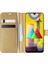 Samsung Galaxy M31 Kılıf Delux Leather Wallet Gold 1