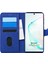 Samsung Galaxy Note 10 Kılıf Fabric Book Wallet Lacivert 1