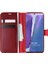 Samsung Galaxy Note 20 Kılıf Delux Leather Wallet Kırmızı 1
