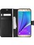 Samsung Galaxy Note 5 Kılıf Delux Leather Wallet Siyah 1