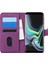 Samsung Galaxy Note 9 Kılıf Fabric Book Wallet Mor 1