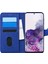 Samsung Galaxy S20 Kılıf Fabric Book Wallet Lacivert 1