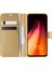 Xiaomi Redmi Note 8 Kılıf Delux Leather Wallet Gold 1