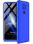 Xiaomi Redmi Note 9 Kılıf Double Dip 360 Protective Mavi 1