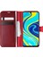 Xiaomi Redmi Note 9S Kılıf Delux Leather Wallet Kırmızı 1