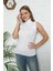 Bayan Sıfır Kol Yarım Balıkçı Yaka Body 262B 2