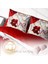 Heart Rose 3D Pamuk Saten Çift Kişilik Nevresim Takımı 4