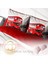 London Bus 3D Pamuk Saten Çift Kişilik Nevresim Takımı 4