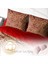 Red Leaf 3D Pamuk Saten Çift Kişilik Nevresim Takımı 4