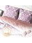 Pink Damask 3D Pamuk Saten Çift Kişilik Nevresim Takımı 4