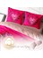 Pink Heart 3D Pamuk Saten Çift Kişilik Nevresim Takımı 4