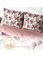 PinkRose 3D Pamuk Saten Çift Kişilik Nevresim Takımı 4