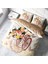 Bicycle 3D Pamuk Saten Çift Kişilik Nevresim Takımı 1